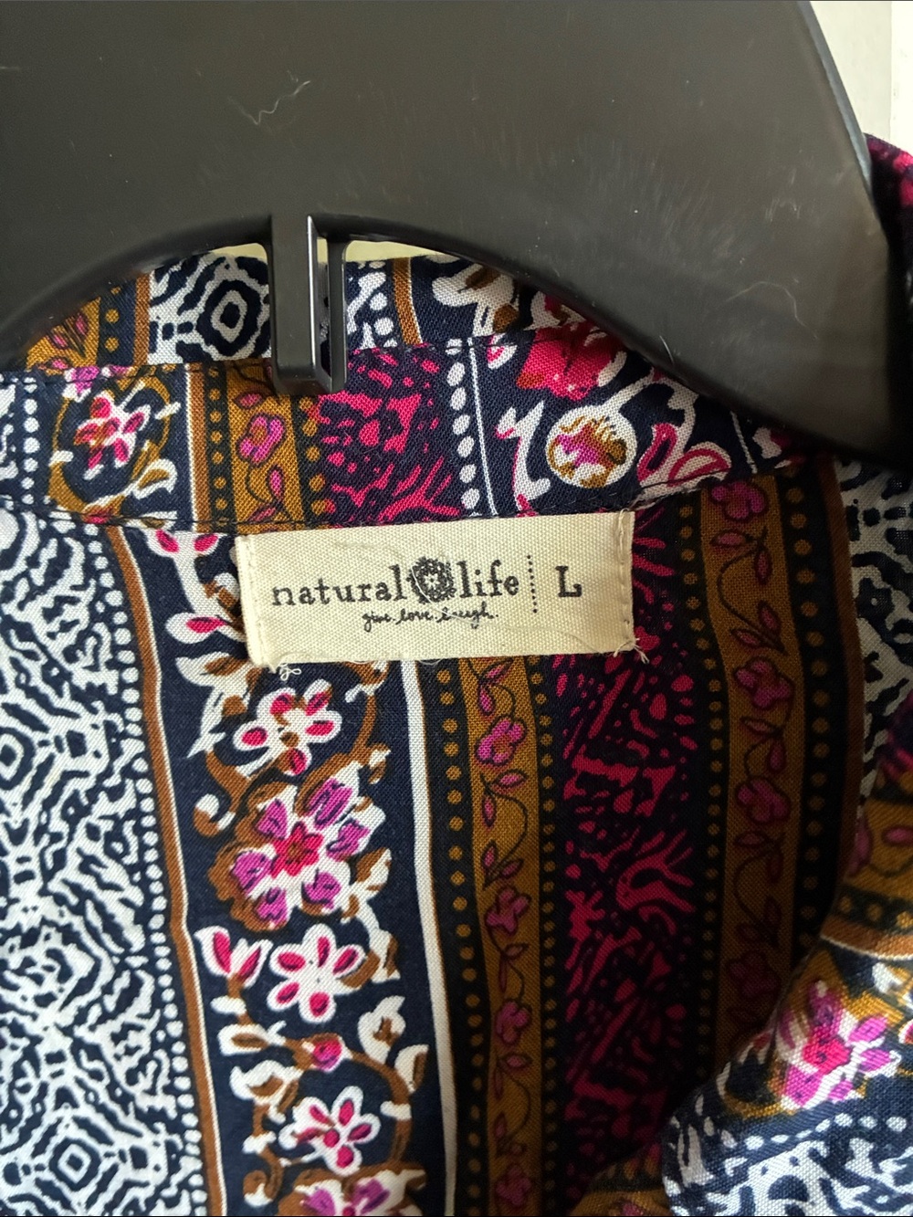 Natural Life Shirt Dress Large - Picture 4 of 6